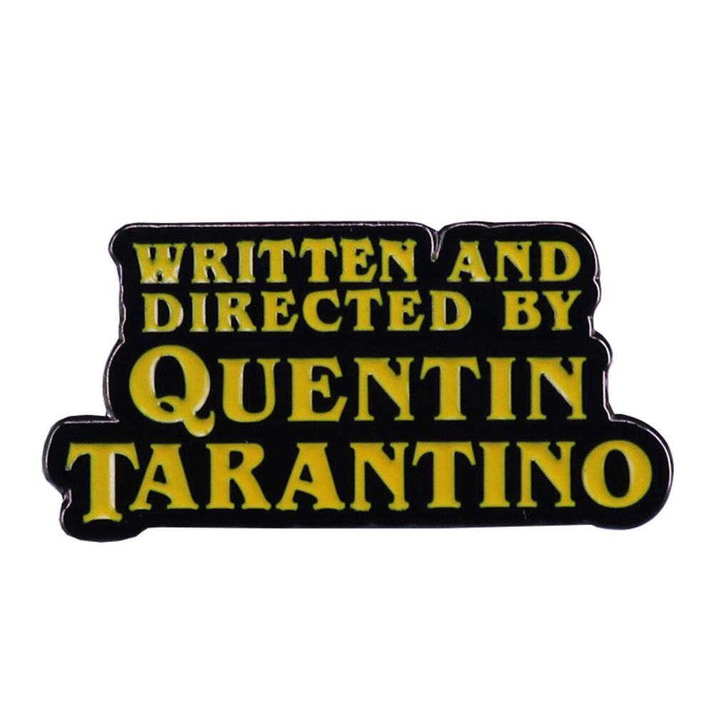 Written and Directed By Quentin Tarantino Pulp Fiction Enamel Pins 423-1